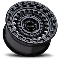 Jantes en alliage d'aluminium KIPARDO taille 17X9 18X9 adaptées aux voitures tout-terrain 6X139.7 déport -12 à 12 18 pouces 6 trous 4x4