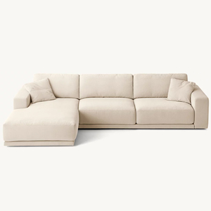 Phong Cách Châu Âu Đơn Giản Vải Lanh Ba/Bốn Chỗ Ngồi <span class=keywords><strong>Sofa</strong></span> Tất Cả Các Rắn Gỗ Có Thể Tháo Rời Có Thể Giặt Cho Nhỏ Lớn Phòng Khách - Product Image 4