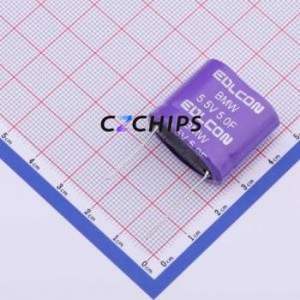 ตัวเก็บประจุซุปเปอร์คาปาซิเตอร์ BMW5R5M505MA1B22M3WP01 แบบ Through hole Component (THT), ระยะขา P=20.5 มม. ความจุ 5F 20% แรงดัน 5.5V กระแสไฟ 30uA ที่ 72 ชั่วโมง - Product Image 1