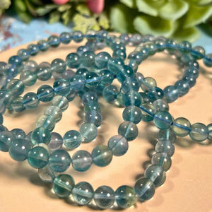 Bracelet en cristal de fluorite bleue naturelle fait à la main, style croix avec motif animal, vente en gros pour femmes, hommes, cadeaux d'affaires, de fête - Product Image 2