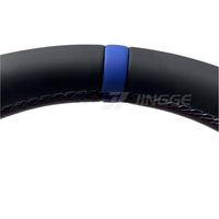 Volant de voiture en cuir et fibre de carbone Blue Label pour G20 330i G30 G38 G06 G11 G26 G42 G80 F10 F30 6 3 Series Sport Intérieur