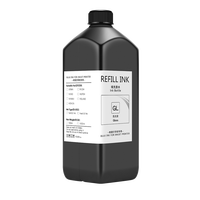 Ocbestjet 1000ML/botol kualitas tinggi UV tinta Gloss/cairan pernis untuk Epson DX5/DX7/XP600/TX800/L1440/I3200 Printer