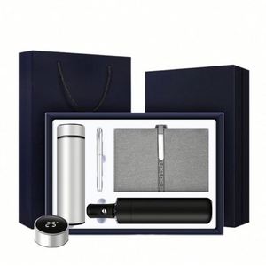Set de Regalo Corporativo Ejecutivo VIP de Lujo para Médicos, con Logotipo Personalizado, Libreta de Cuero PU A5, Tarjetero y Bolígrafo 4 en 1 - Product Image 1