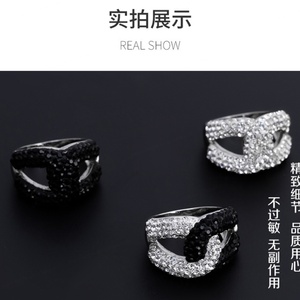 Custom Jewelry Iced Out CZ Paved <b>Rings</b> for Women Party Engagement Jewellery High Quality Stainless Steel Finger <b>Ring</b> - Product Image 4