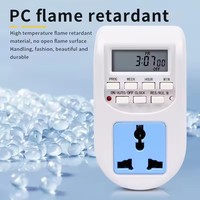 Digitaler Timer-Stecker Programmier bare Licht-Timer-Steckdose UK-Stecker-Timer-Schalter Countdown-Geräte Energie sparer