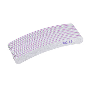 2025 Mới Hai Mặt Móng Tay Tập Tin Mạnh Mẽ Dày Móng Tay Tập Tin Đệm Cho Làm Móng Tay Sanding Nửa Mặt Trăng Vôi 100 180 Grit Móng Tay Tập Tin Công Cụ - Product Image 6