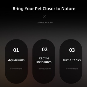 Decoratieve 3D Drakenstenen Kleur Golfplaat 3D PU Achtergrondplaat <span class=keywords><strong>Aquarium</strong></span> Visbak Landschapsdecoratie Moderne Woonkamer - Product Image 5