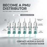 Prix direct usine – Cartouche professionnelle 1001RL pour maquillage permanent, aiguille de tatouage jetable stérilisée pour sourcils, eye-liner et lèvres