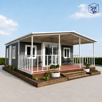 Maison conteneur extensible personnalisée, étanche, fabriquée par un fabricant, maison modulaire préfabriquée avec cuisine et salle de bain Ray-Zen