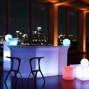 <span class=keywords><strong>Comptoir</strong></span> de <span class=keywords><strong>bar</strong></span> à vin en plastique LED au design classique moderne, usage <span class=keywords><strong>général</strong></span> pour les discothèques, bars, événements et réceptions - Product Image 4