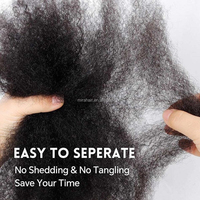 Articolo alla moda brasiliano soffice Afro crespo riccio Twist Naturel capelli alla rinfusa Locs extension per Dreadlocks riparazione o torsione treccia