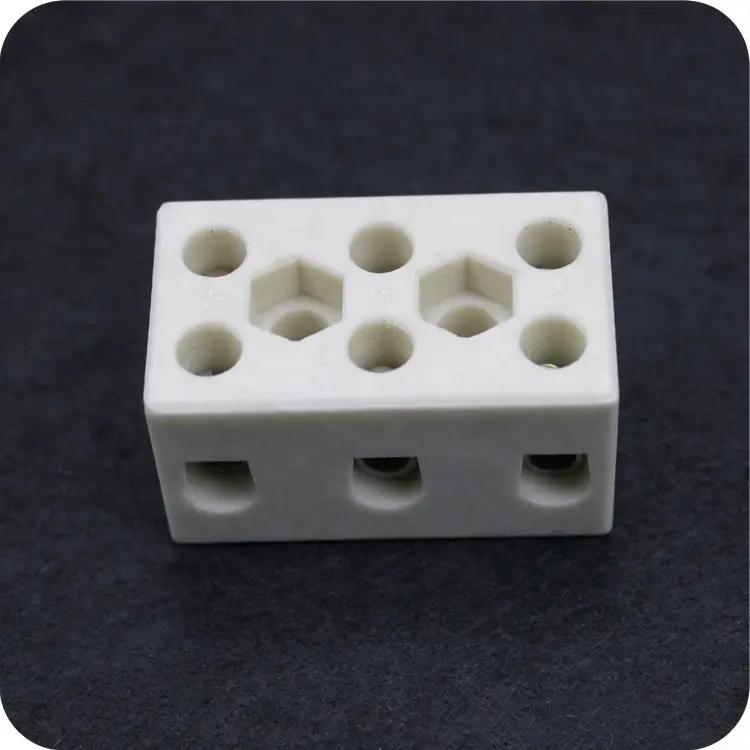 high resistance wire to board steatite ceramic terminal block connector