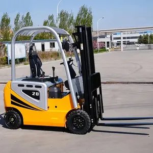 Cina nuovo carrello elevatore elettrico per tutti i terreni 2 ton 1.5 ton 3 ton 4 ruote elettrico carrello elevatore a mano prezzo