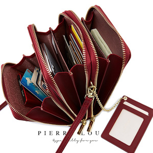 Bolso cruzado para teléfono Pierrelou con múltiples cremalleras, gran capacidad, diseño vertical, uso diario - Product Image 1