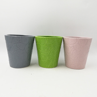 Petits pots de fleurs décoratifs en céramique de haute qualité, tasse d'orchidée, pot de jardinière succulente, promotion
