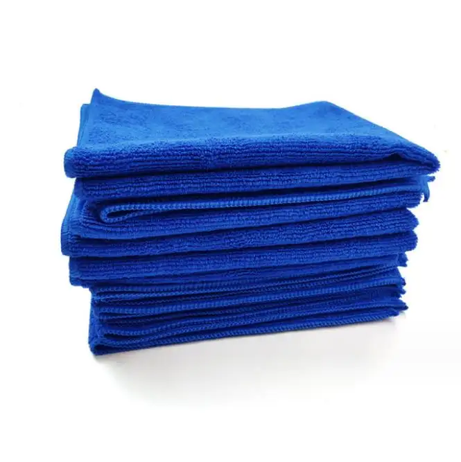 250gsm 300gsm 350gsm vente en gros 40x40cm séchage sans rayures serviettes en microfibre à tricoter pour l'entretien de la voiture