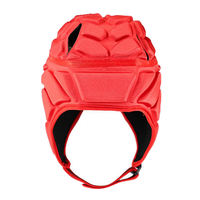 Casque de football Rugby personnalisé Casque de rugby Eva en mousse Casque de rugby rouge personnalisé