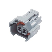 Conector automático hembra AHI, conector de 2 pines, cable automotriz, buena y oportuna, PBT de baja frecuencia, 1/2/2/1/2