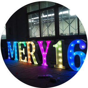 Enseignes lumineuses géantes DS Signs, transformateur électronique LED RGB, 4 pieds, 5 pieds, enseigne lumineuse pour bureaux, magasins, événements, mariages - Product Image 6