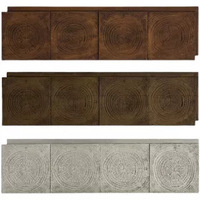 Brique décorative extérieure en PU imitation brique culturelle, texture légère, design moderne, pour hôtels, villas et murs extérieurs