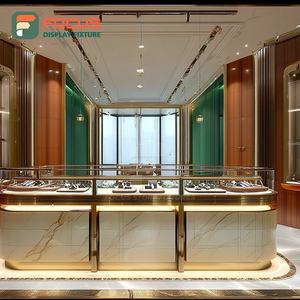 Fabricante de Sistemas de Exhibición de Joyería de Lujo Personalizados, Acabado Laminado, Vitrina de Vidrio para Espacios de Boutique - Product Image 5