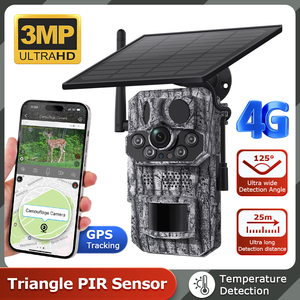 Cámara de Vigilancia con Doble Lente de 4MP CMOS, Posicionamiento GPS, Visión Nocturna, Energía Solar, Red 4G LTE, Audio Bidireccional, Resistente al Agua IP65, Nube - Product Image 2