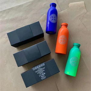 Double Wall 500 ml Stone Thermosensative Water Bottle 17oz Metal Clima <b>Flask</b> Insulated Island Colour Changing Water 24 Bottle - Product Image 5