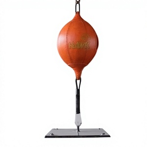 Sac de frappe lourd sur pied Hawk PU avec double ballon de vitesse, durable, facile à installer, équipement d'entraînement pour la maison, la salle de sport et le MMA - Product Image 1