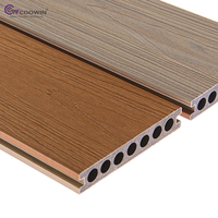Revêtement de sol extérieur Bois Matière plastique Pierre Composite Board Timber Decking Patio Uv Decking