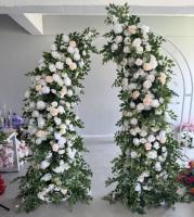 Großhandel Seidenrosen Gemischte Blumen Künstliche Hornbögen Handgefertigtes Modernes Design für Hochzeits- und Valentinstagsdekorationen