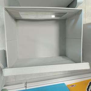 Boîte de rangement pliable NAGUAN en lin fin de haute qualité avec fenêtre transparente, série Real Shot pour la maison - Product Image 5