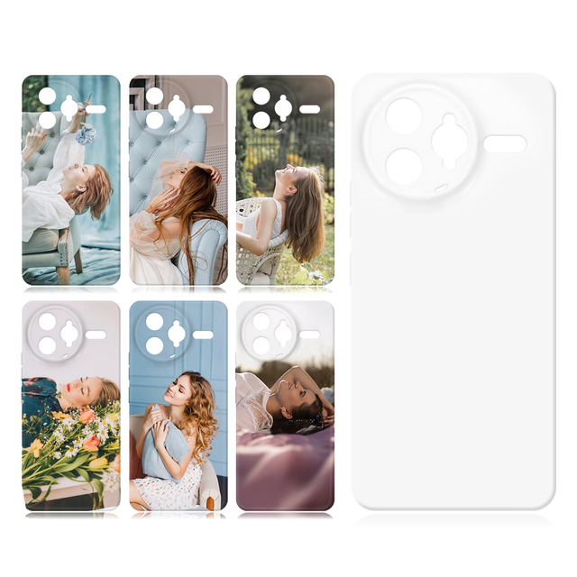 Sublimation Blank Phone Case 3D Soft Film Coated Case DIY TPU Phone Cover Full Wrapped 3D Film Printing for Redmi K80 Series