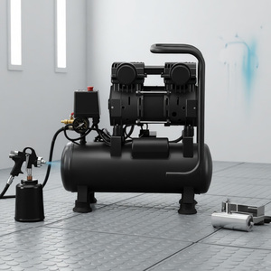 Compresseur d'air silencieux sans huile, pompe à air portable haute efficacité pour usage domestique et industriel, gonflage rapide des pneus pour voiture et - Product Image 5
