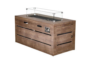 Protector de viento de vidrio de alta duración para jardín, mesa de <span class=keywords><strong>fuego</strong></span> de gas LP para calefacción al aire libre, venta al por mayor - Product Image 3