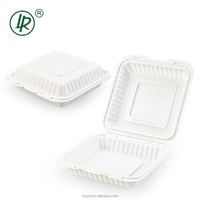 Boîte alimentaire à emporter pour restaurant, emballage alimentaire, boîte à clapet avec couvercle articulé, contenants alimentaires jetables en plastique, boîte à lunch à clapet