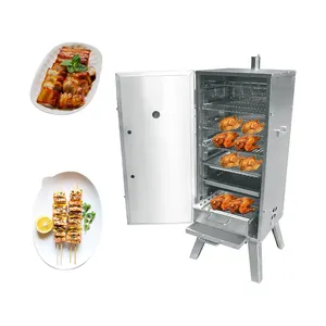 China Professional Supplier Kitchen Restaurant Using Smoking Grill Stainless Steel Bbq Grills Good Quality Meat Smoking Machine