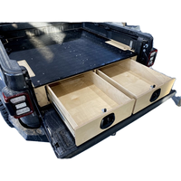 Jeep RANGER T9 T7 4x4 Offroad Car Drawer Storage System Tiroirs arrière en bois Boîte de rangement pour l'amélioration de l'intérieur