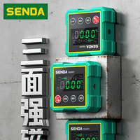 Inclinomètre numérique à double laser, rapporteur, niveau laser, jauge d'angle pour la mesure en construction avec aimant puissant