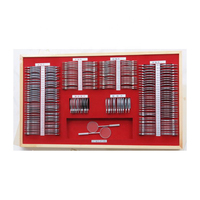Prix usine métal jante boîtier en aluminium 266 pièces Portable optique essai lentille ensemble boîte