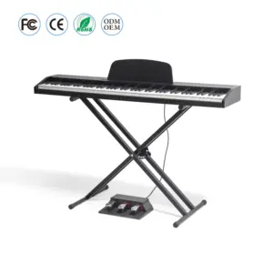 Hoge Kwaliteit Groothandel Midi Piano Keyboard Draagbare Piano 88 Toets Gewogen Digitale Piano Korg