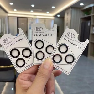 Pellicola Protettiva in <span class=keywords><strong>Vetro</strong></span> Anti-Riflesso AR con Anello Metallico per Obiettivo Fotocamera Posteriore <span class=keywords><strong>iPhone</strong></span> 17 16 15 14 <span class=keywords><strong>12</strong></span> 11 <span class=keywords><strong>Pro</strong></span> <span class=keywords><strong>Max</strong></span>, Anti-Esplosione - Product Image 4