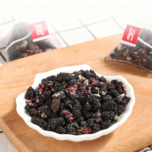 Arándanos Moras Black Goji Berries Infundido Sabor Té Triángulo Bolsitas de té Directo al por mayor Embalaje personalizable - Product Image 3