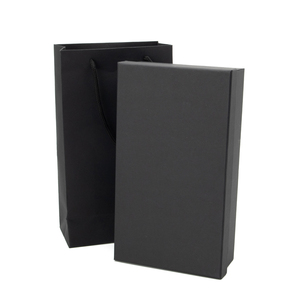 Hộp quà giấy cứng in logo cá nhân hóa, ép kim vàng, có nắp và đáy, kèm khay đựng bên trong - Product Image 5