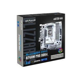 Carte mère <span class=keywords><strong>UNIKA</strong></span> UN-B760M PRO DDR4 2.5G BLIZZARDS toute neuve, B760/LGA1700, prend en charge les processeurs de 12e/13e/14e génération, prix d'usine - Product Image 5