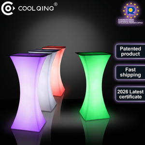 Meubles d'événement lumineux à LED, table de fête à LED à intensité variable, meubles commerciaux lumineux pour boîte de nuit, table à <span class=keywords><strong>cocktail</strong></span> illuminée - Product Image 1