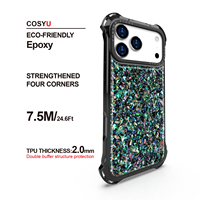 Coque de téléphone COSYU 2025 dernière collection, motif écaille de tortue blonde, pour iPhone 17 Air, 17, 16, 15, 14, 13, 12 Pro Max Plus