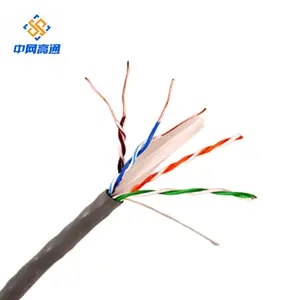 AWG24/AWG26/AWG28 Conductor Diameter and 8 Number of Conductors cat7 flat cable