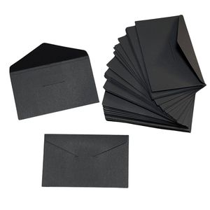Enveloppes <span class=keywords><strong>en</strong></span> carton kraft recyclé noir personnalisées 7x11 <span class=keywords><strong>cm</strong></span> pour cartes de remerciement – Vente <span class=keywords><strong>en</strong></span> gros - Product Image 2