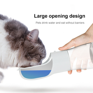 Imutfak katlanabilir yaprak köpek su şişesi besleyici konteyner taşınabilir açık yürüyüş için içme fincan kase ile <span class=keywords><strong>Pet</strong></span> su sebili - Product Image 5