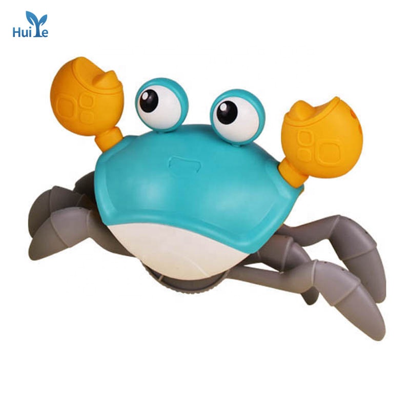 Huiye на открытом воздухе Лето Pull прогулки заводные Краб ванная комната водные игры детская ванночка детская ползать пляжные заводную игрушки краба